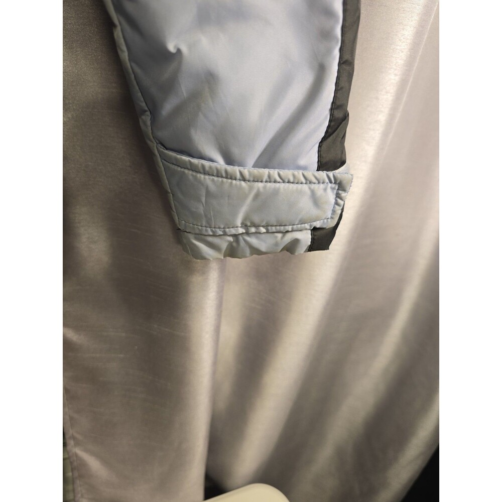 LL Bean Womens Black And Gray Goose Down Puffer Jacket Small Full Zip Quilted - Picture 5 of 8